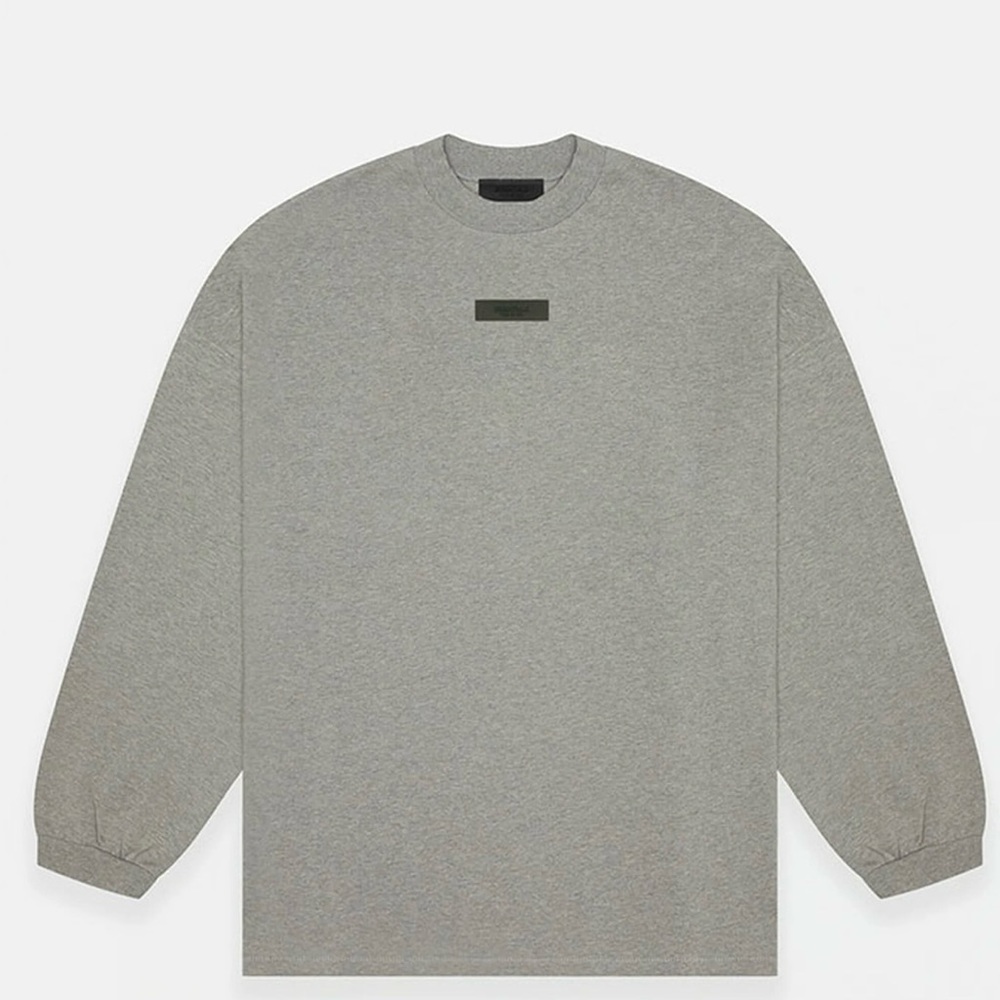 Fear of God Essentials Long Sleeve Gray T shirt Men’s XL NWT